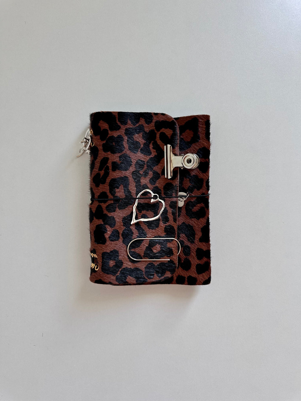 a6 Wild Muse genuine cowhide refillable journal cover with inserts