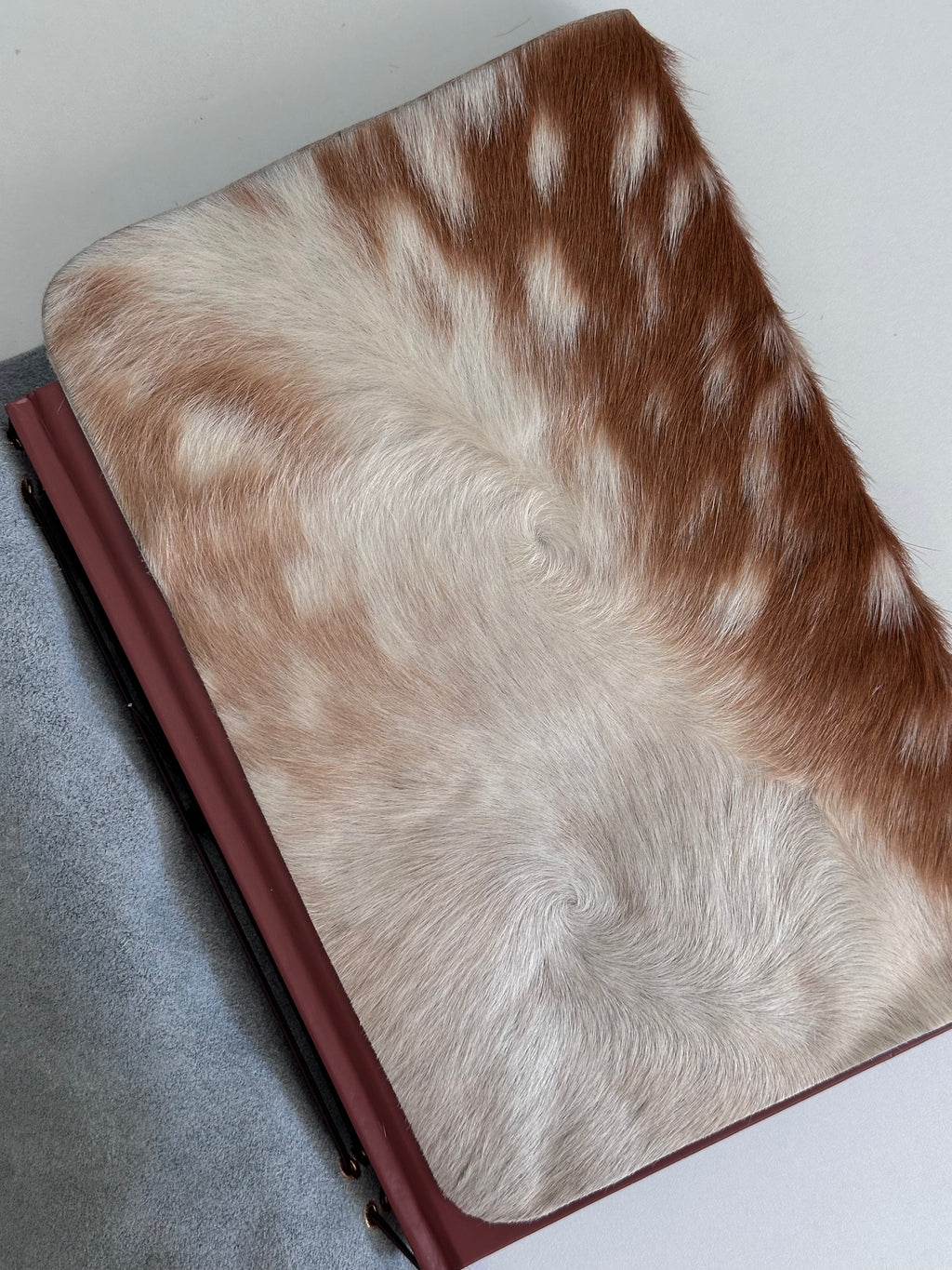 a5 Bambi genuine cowhide refillable journal cover with inserts + planner