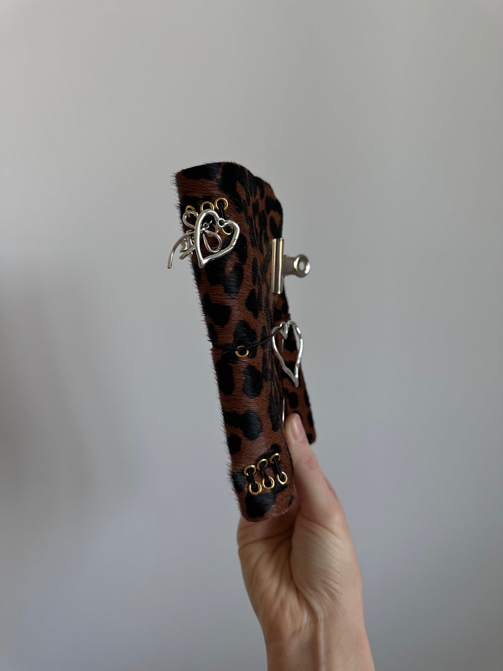a6 Wild Muse genuine cowhide refillable journal cover with inserts