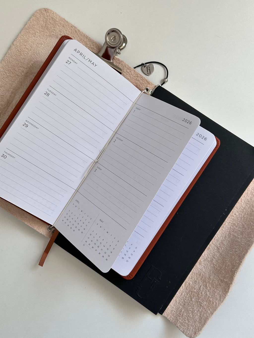 a5 large genuine cowhide refillable journal cover with inserts