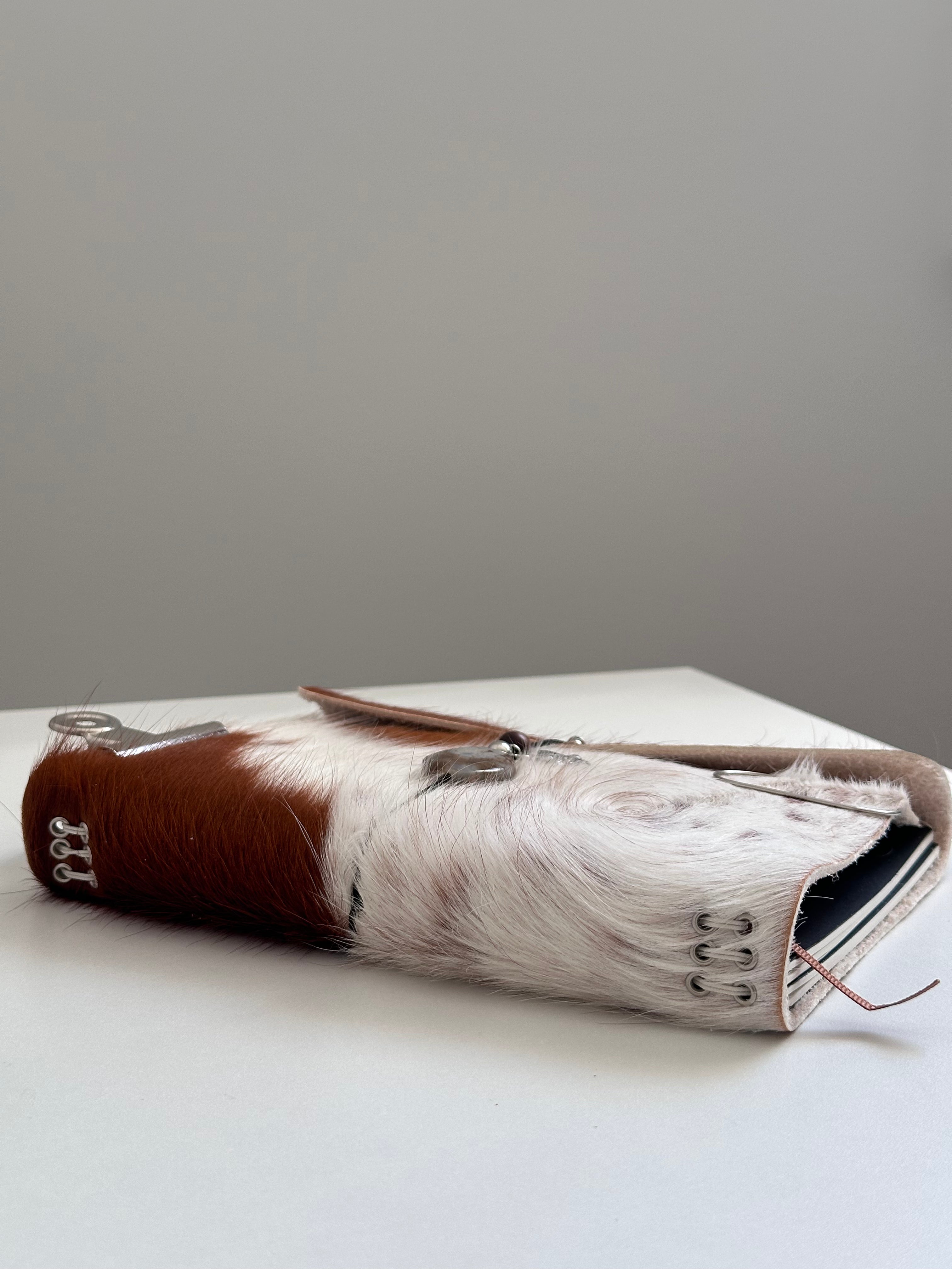 a5 large genuine cowhide refillable journal cover with inserts