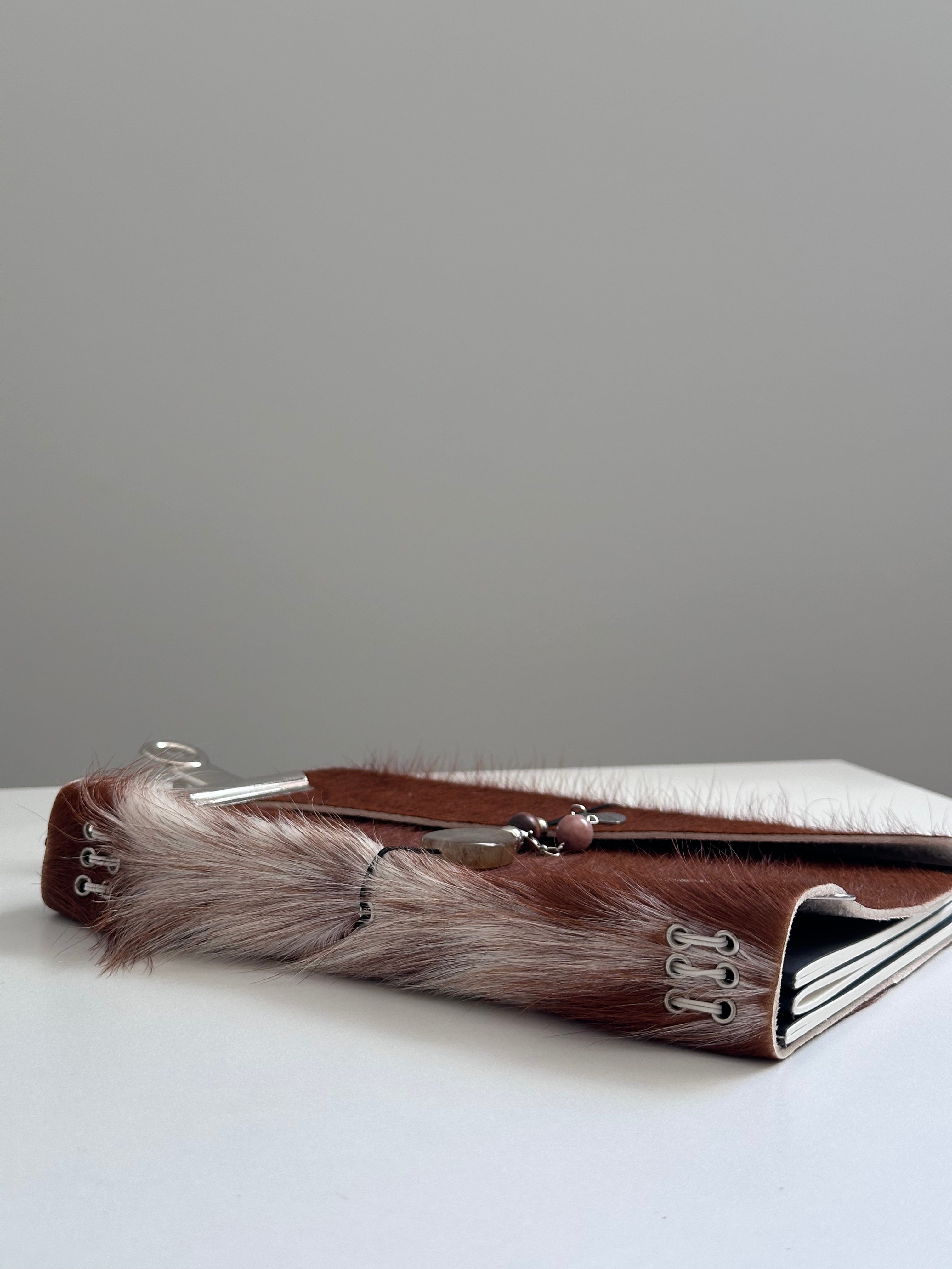 a5 large genuine cowhide refillable journal cover with inserts