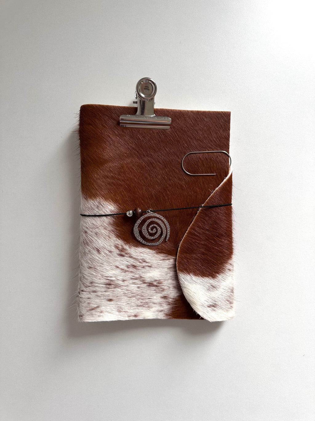 a5 genuine cowhide refillable journal cover with inserts