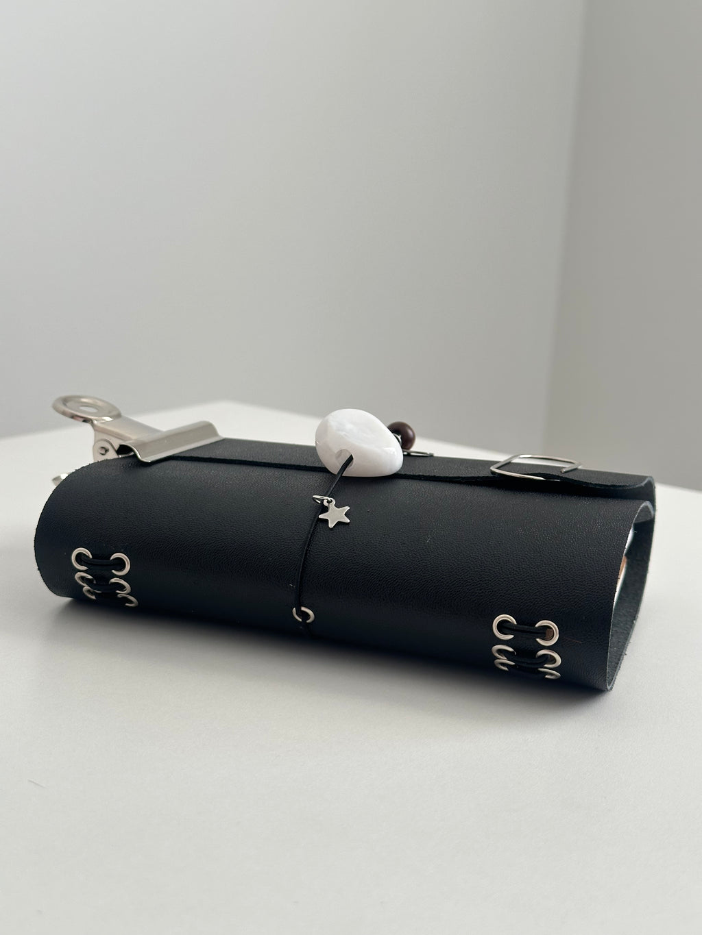a5/a6  black classic journal cover with inserts