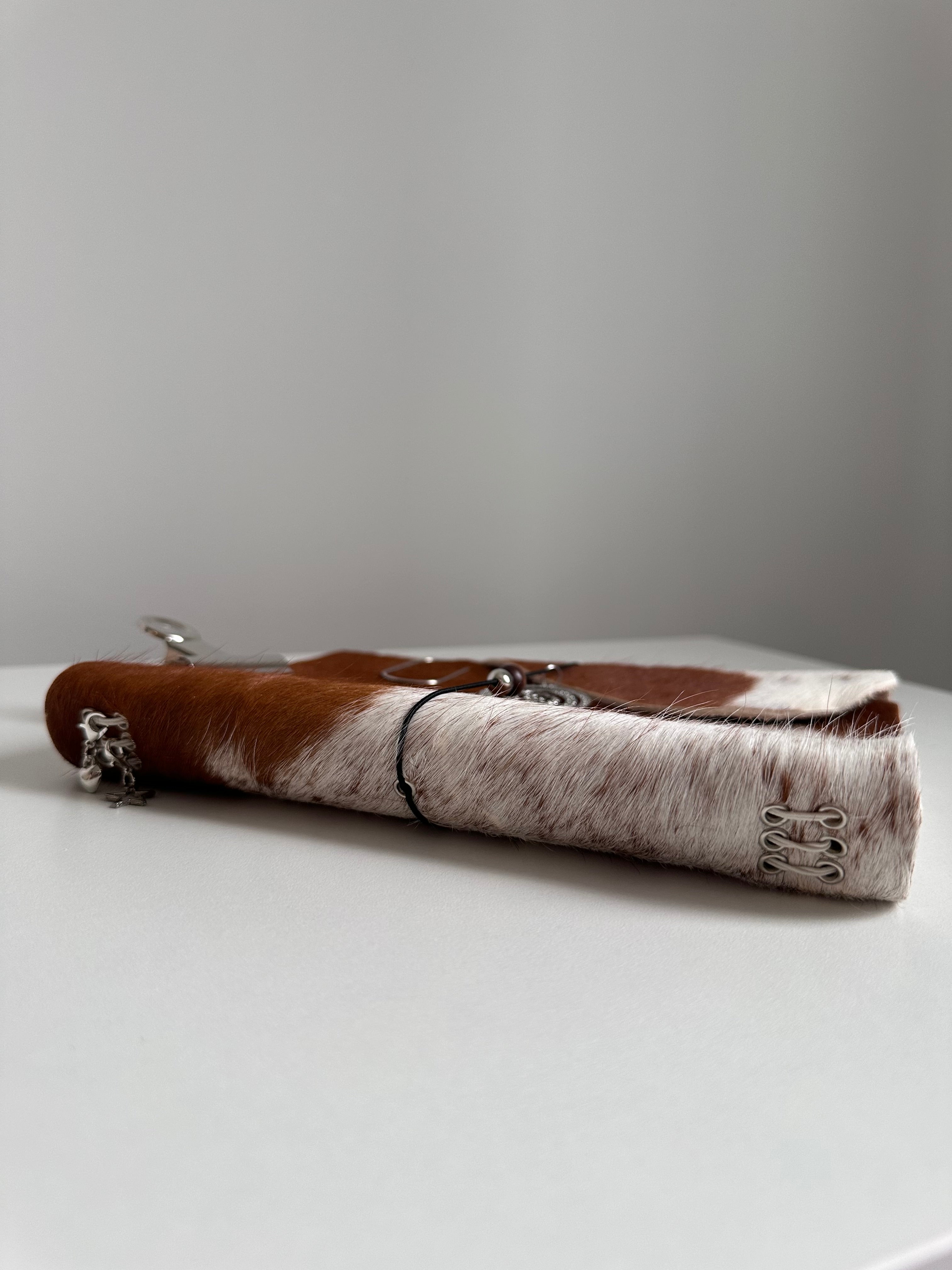 a5 genuine cowhide refillable journal cover with inserts