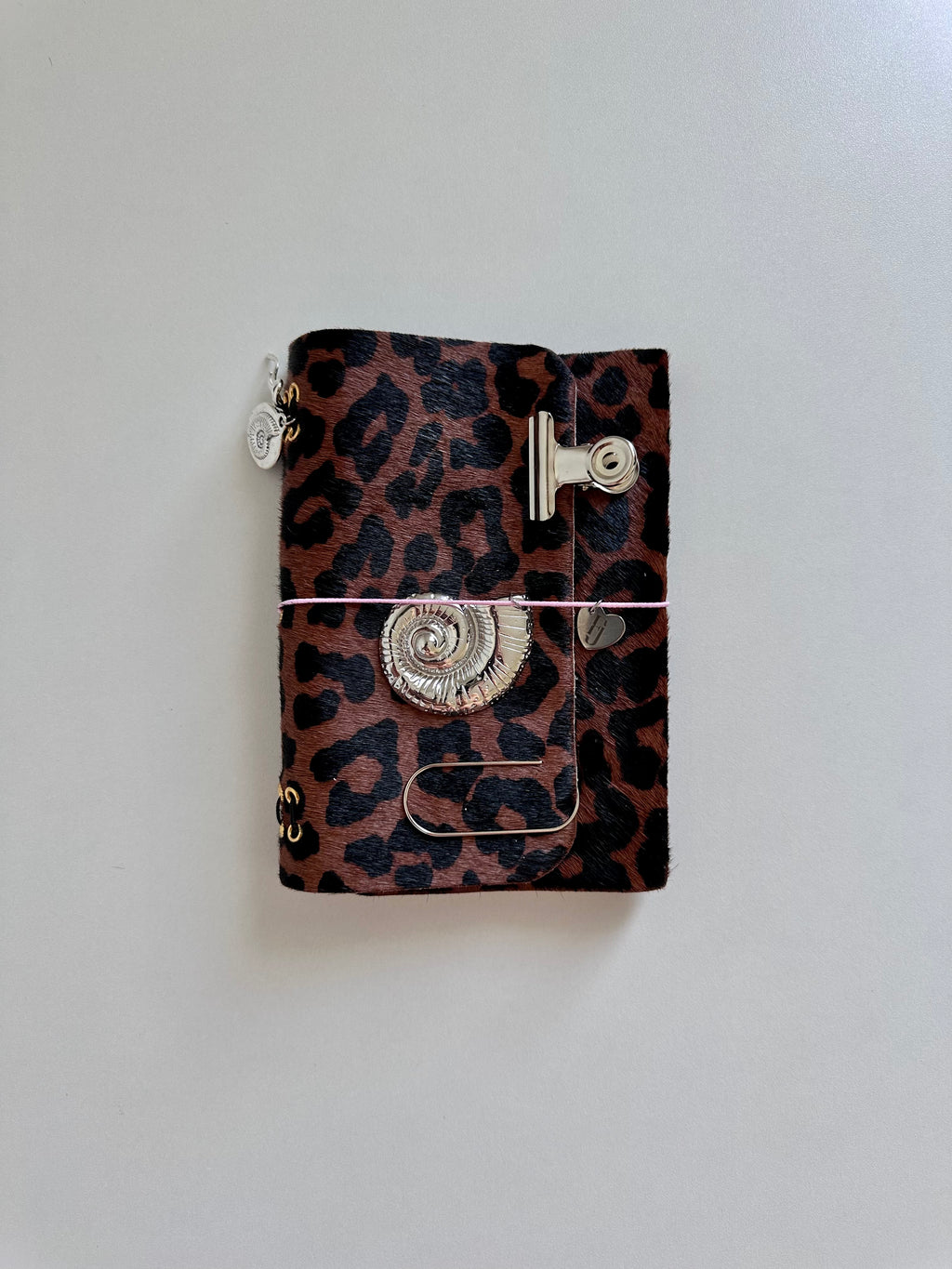 a6 Wild Muse genuine cowhide refillable journal cover with inserts