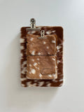 PRE-ORDER a5/a6 bambi print leather refillable journal with secret charm