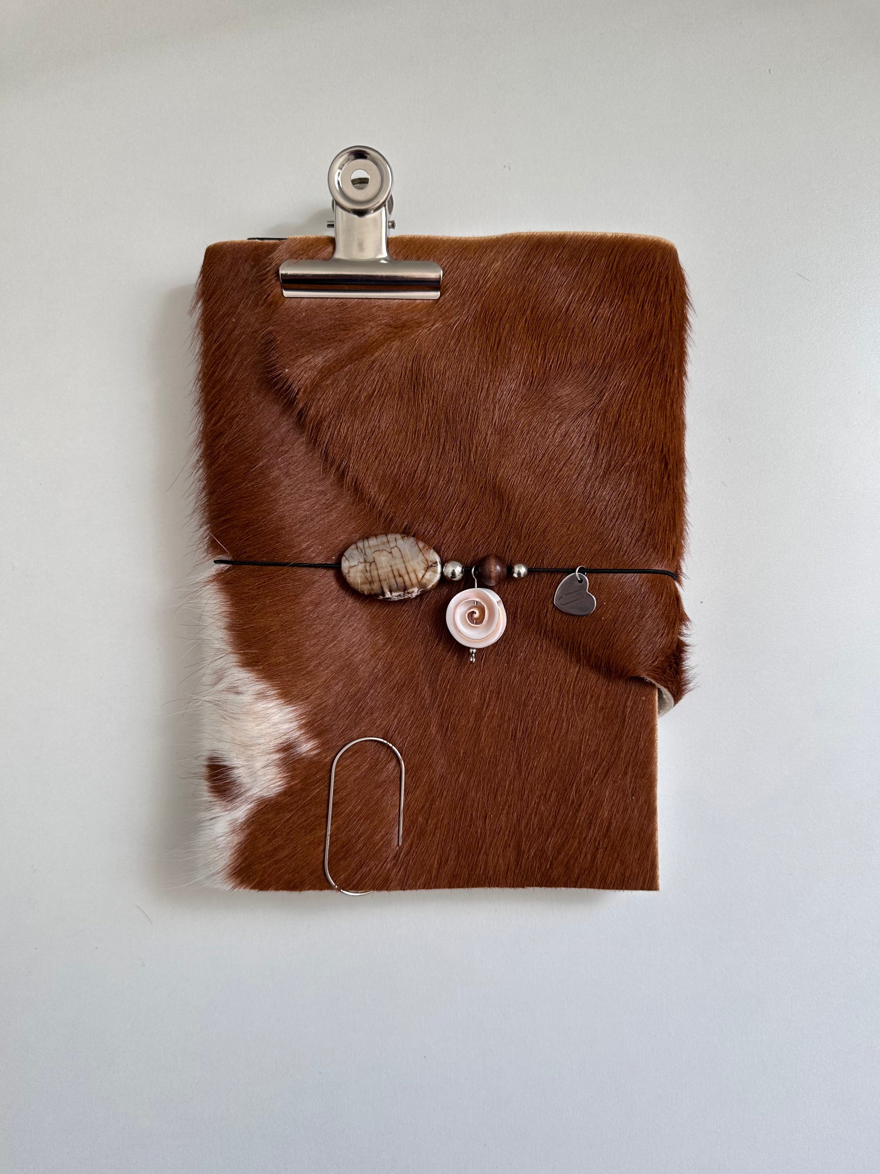 a5 large genuine cowhide refillable journal cover with inserts