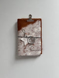 a6 genuine cowhide refillable journal cover with inserts