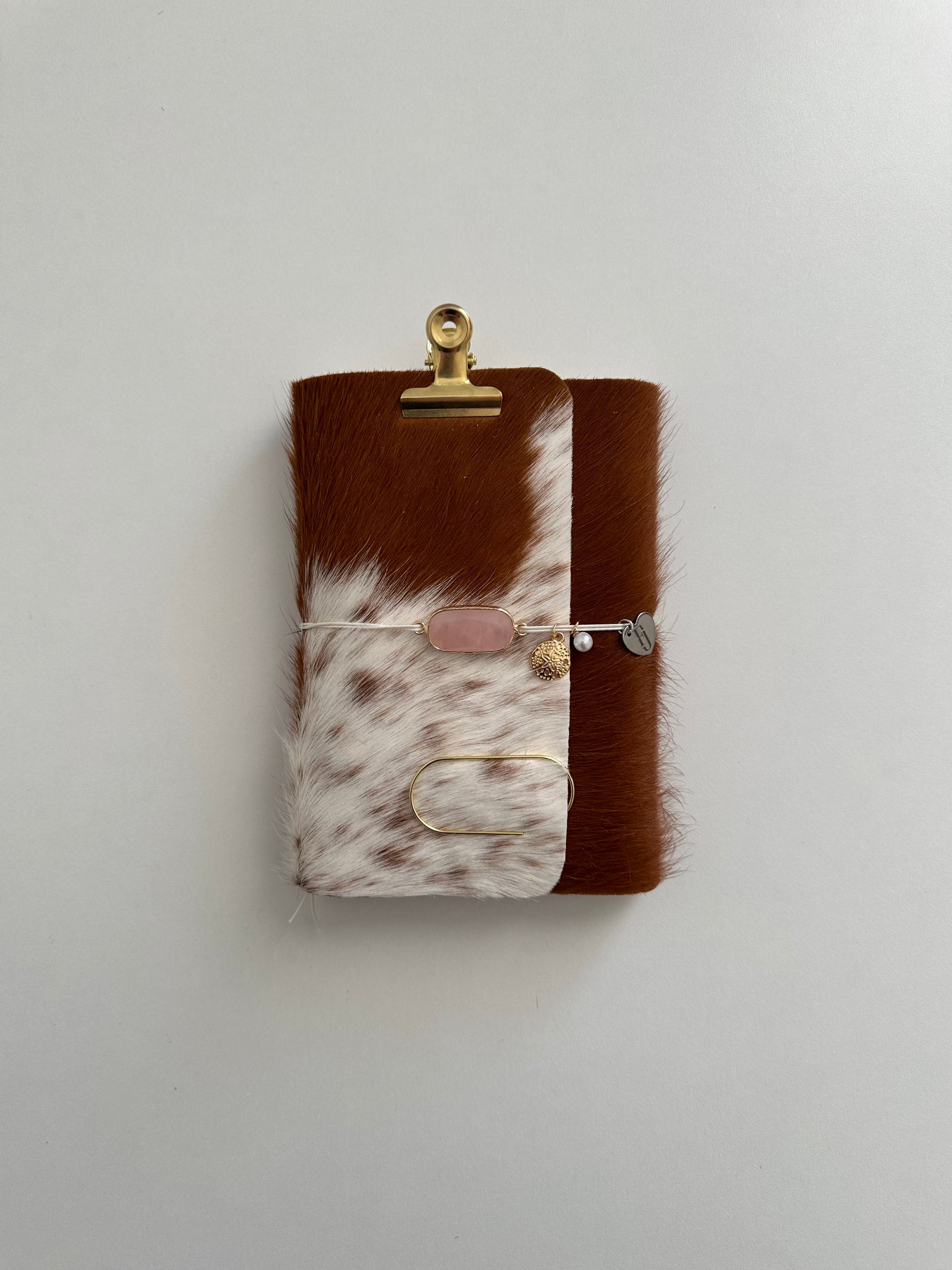 a6 genuine cowhide refillable journal cover with inserts