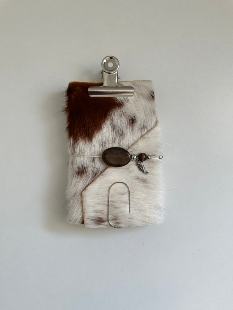 a6 genuine cowhide refillable journal cover with inserts