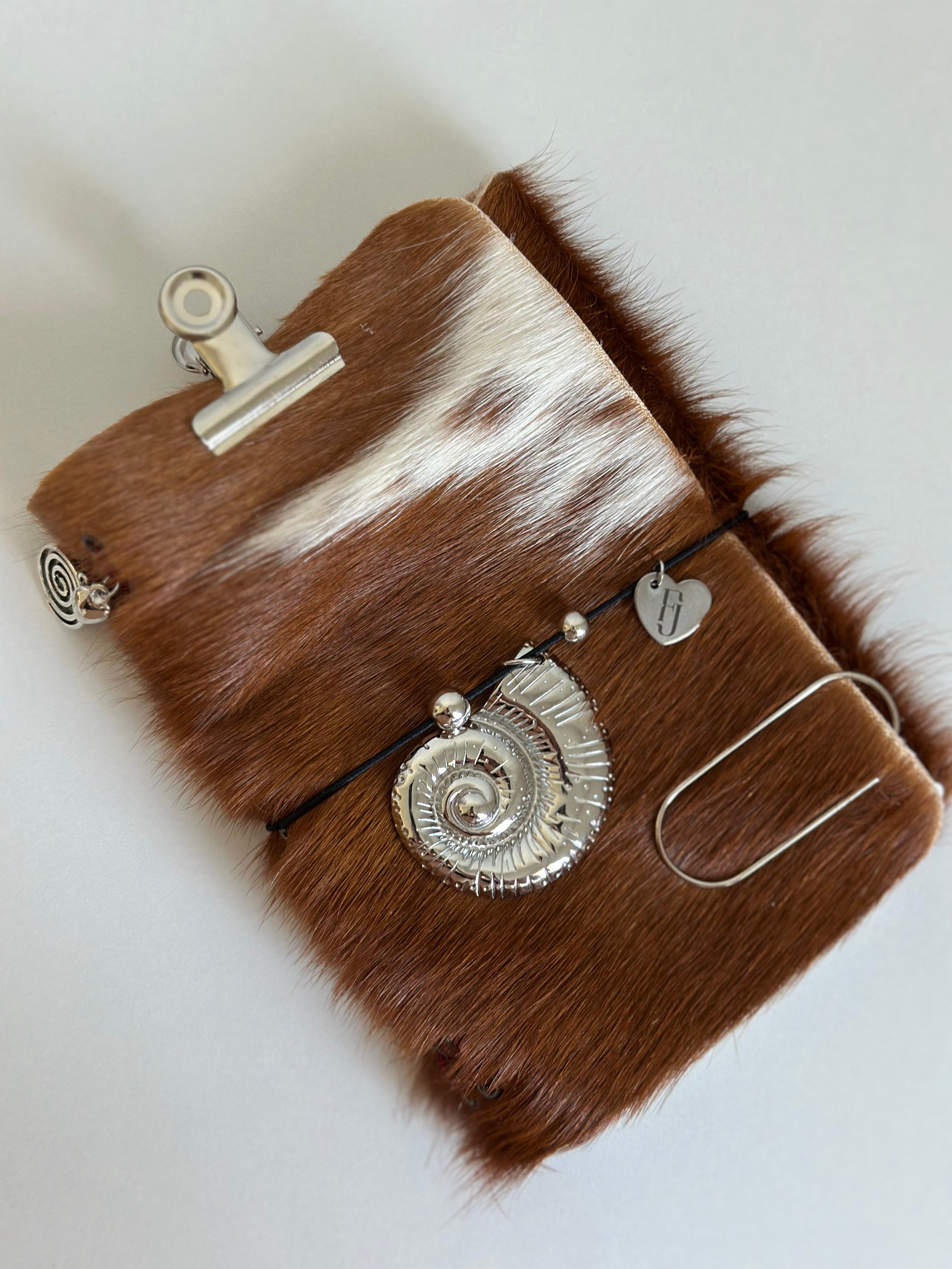a6 genuine cowhide refillable journal cover with inserts