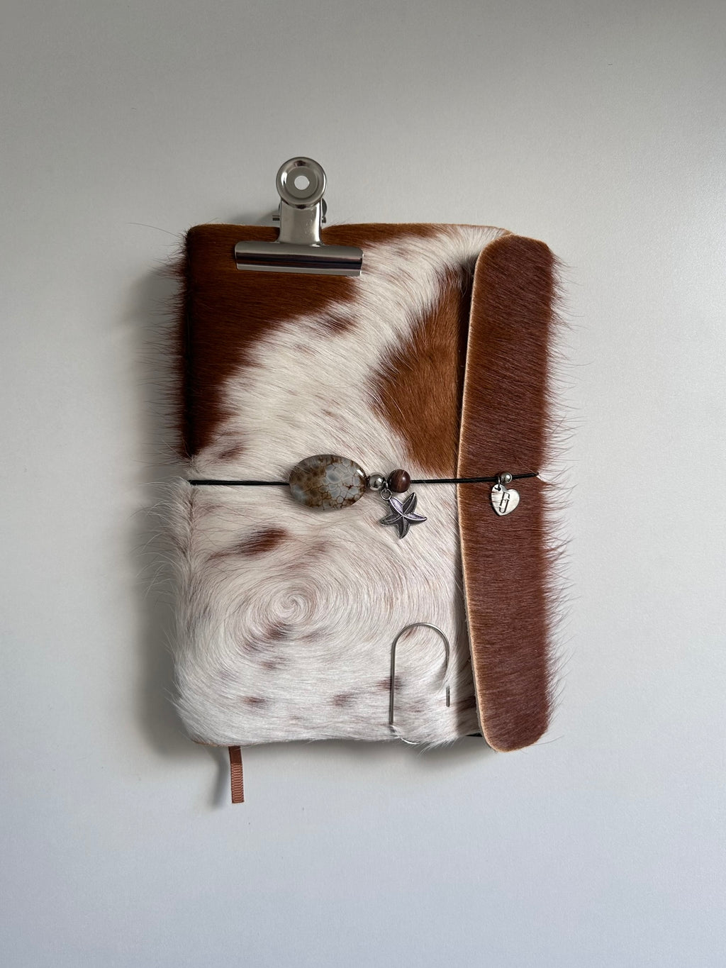 a5 large genuine cowhide refillable journal cover with inserts