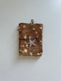 a6 Bambi genuine cowhide refillable journal cover with inserts