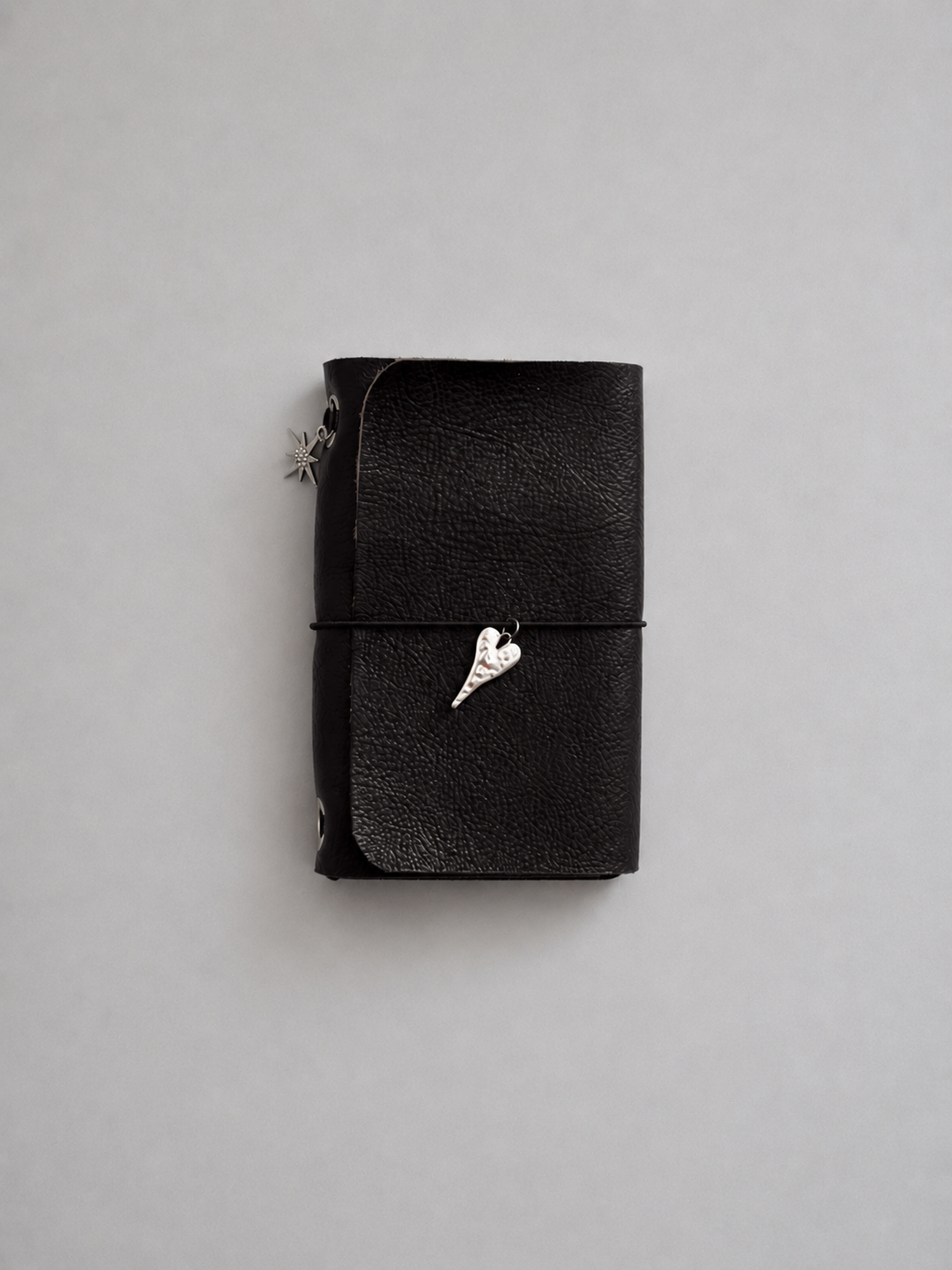 Soft Dark Brown Leather Journal — Pocket