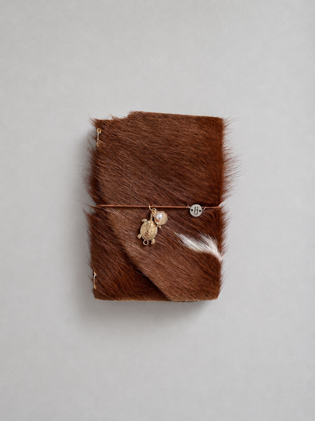 Hair-On Leather Journal — Pocket