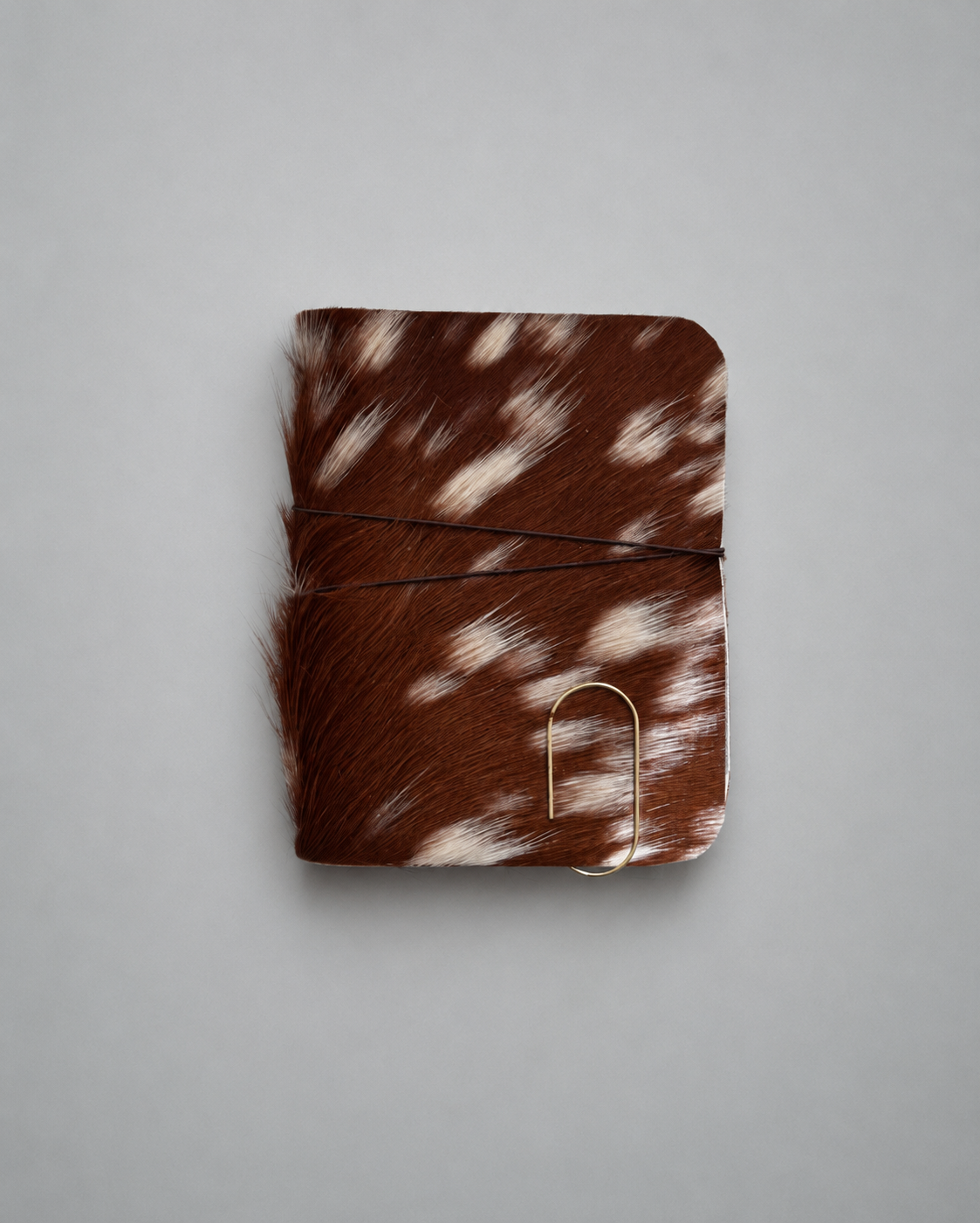 Hair-On Bambi Hide Journal — MINI | PASSPORT SIZE