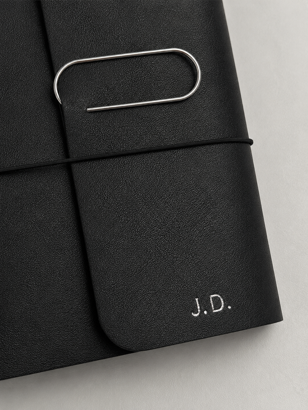 a5/a6 personalised black classic journal cover with inserts