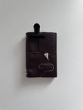 Soft Leather Journal with Sculptural Metal Object — Classic | A6