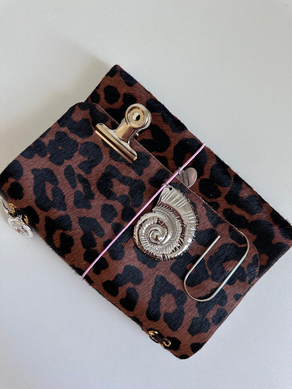 a6 Wild Muse genuine cowhide refillable journal cover with inserts