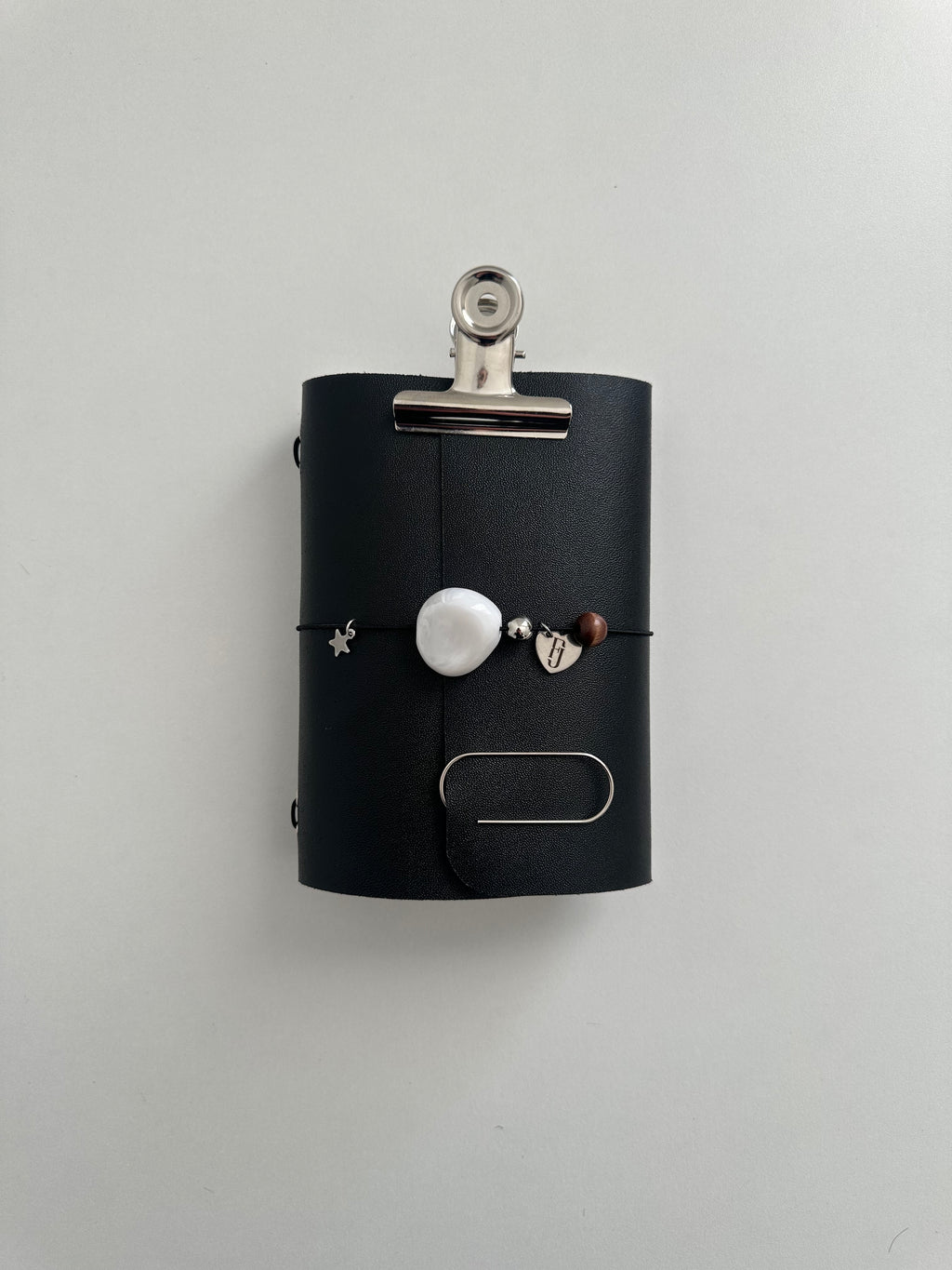 a5/a6  black classic journal cover with inserts