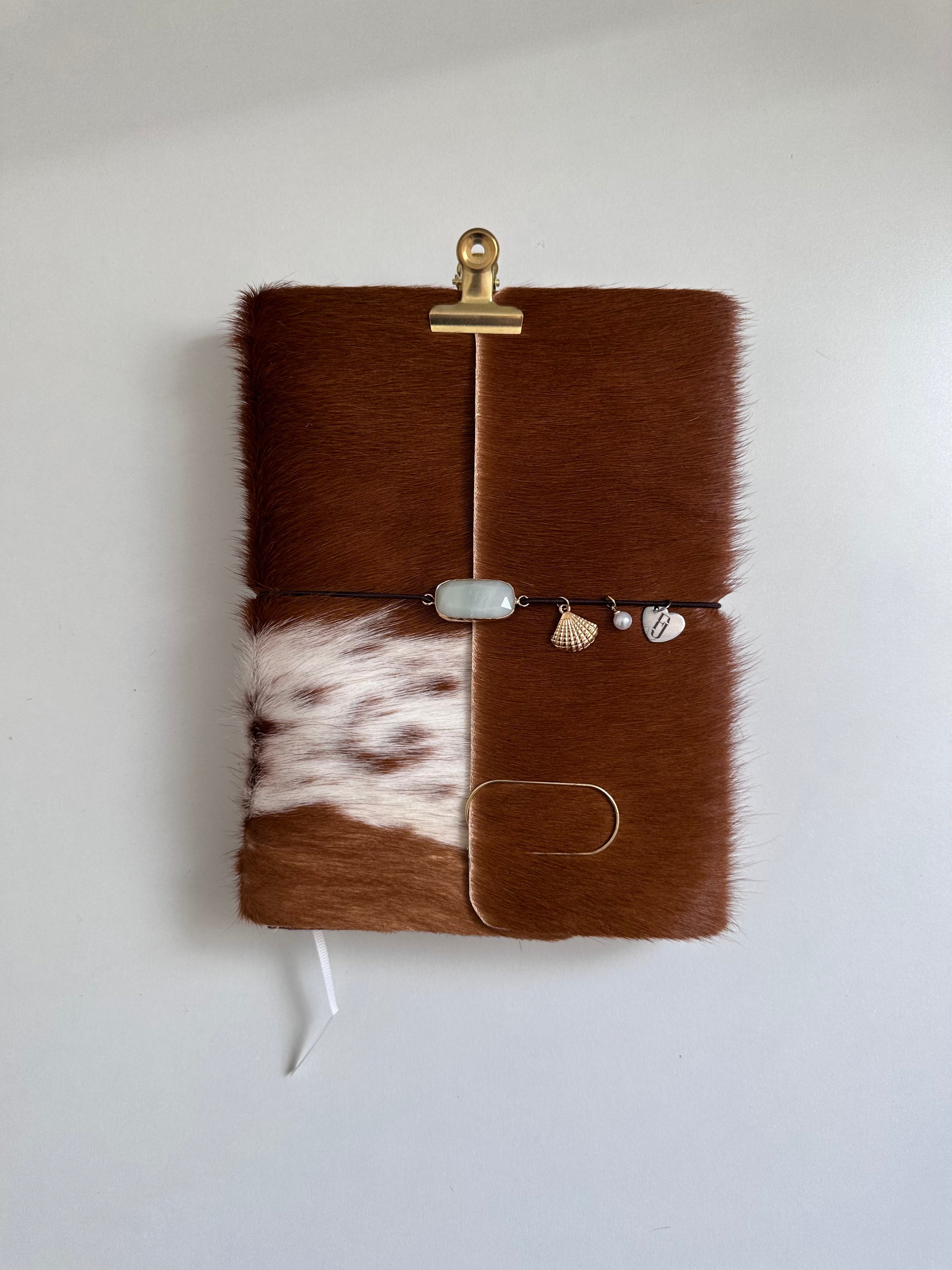 a5 large genuine cowhide refillable journal cover with inserts