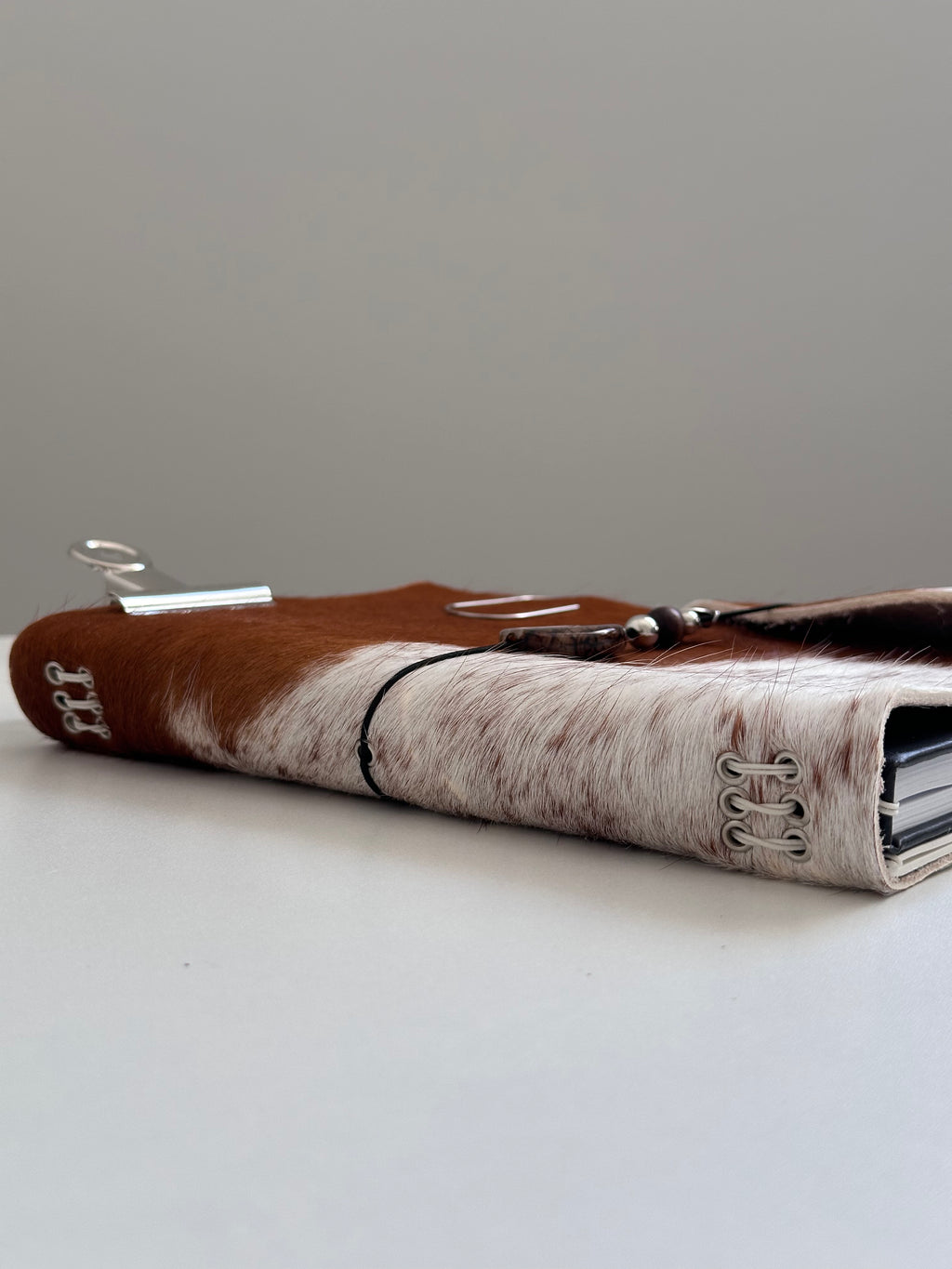 a5 large genuine cowhide refillable journal cover with inserts