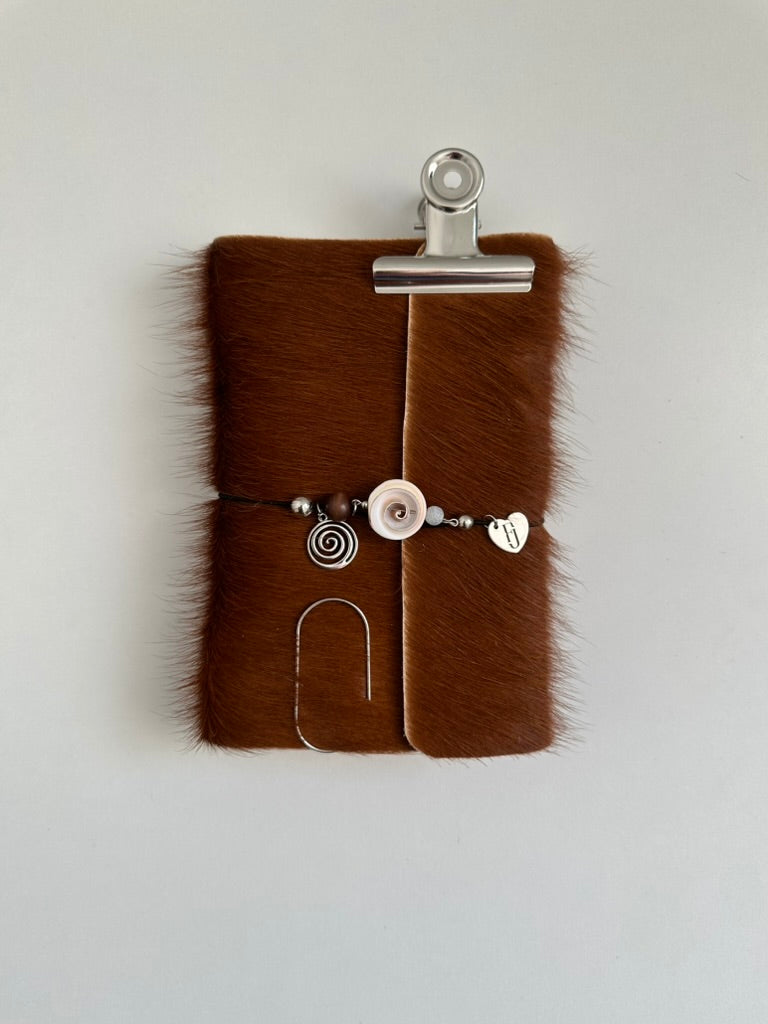 a6 genuine cowhide refillable journal cover with inserts